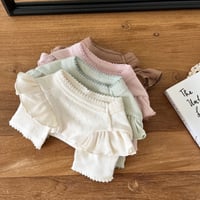 【予約】 Pure Latte Frill T-shirt（L001）