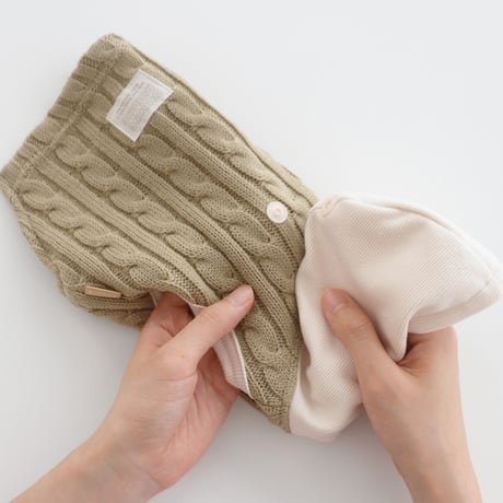 [DURANG RURANG] TWIST HOOD VEST