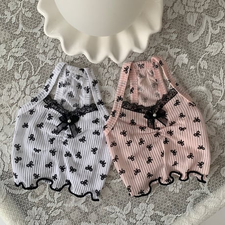 【予約】Pearl Ribbon Crop Nashi（M001）