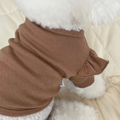 Pure Latte Frill T-shirt（L001）