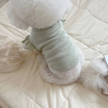 Pure Latte Frill T-shirt（L001）