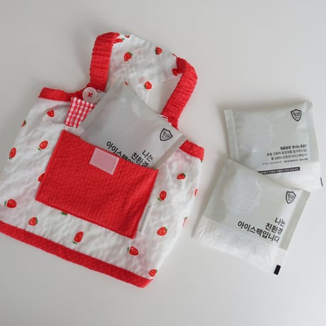 [ DURANG RURANG ] Strawberry Ice Pocket Top