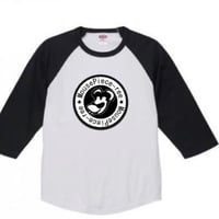 ★2021年新作★まうすラグランTシャツ(黒×白)