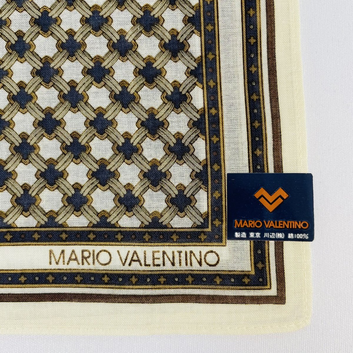 MARIO VALENTINO メンズハンカチ 新品 3枚セット - 小物