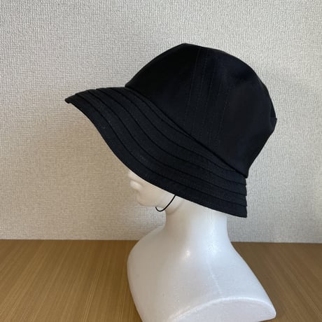 【美品】神戸maxim 帽子〜ブラック〜.