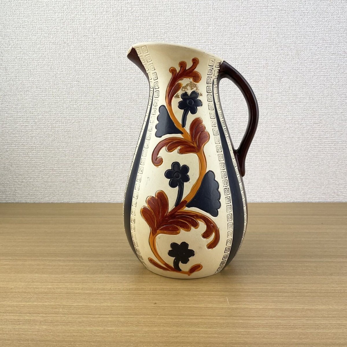 花瓶 水差し ピッチャー 陶器製 地味 花瓶 水差し ピッチャー 陶器製 地味