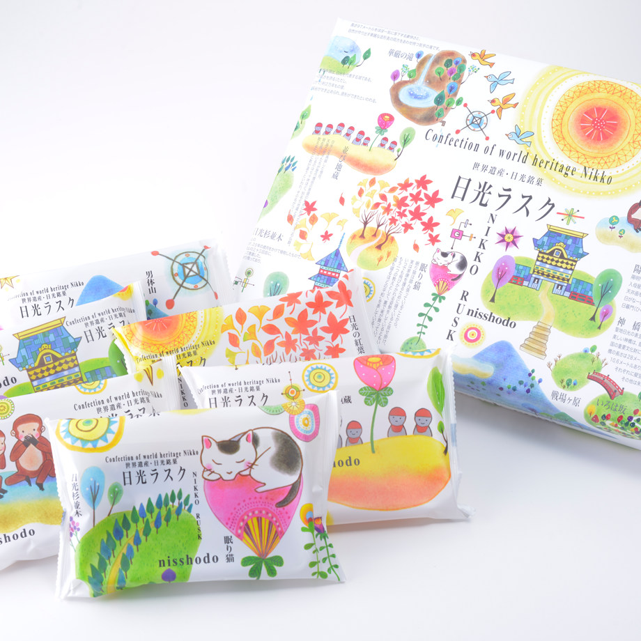 日光ラスク 40g 6袋入 ギフトボックス | 【公式】元祖日昇堂オンライン