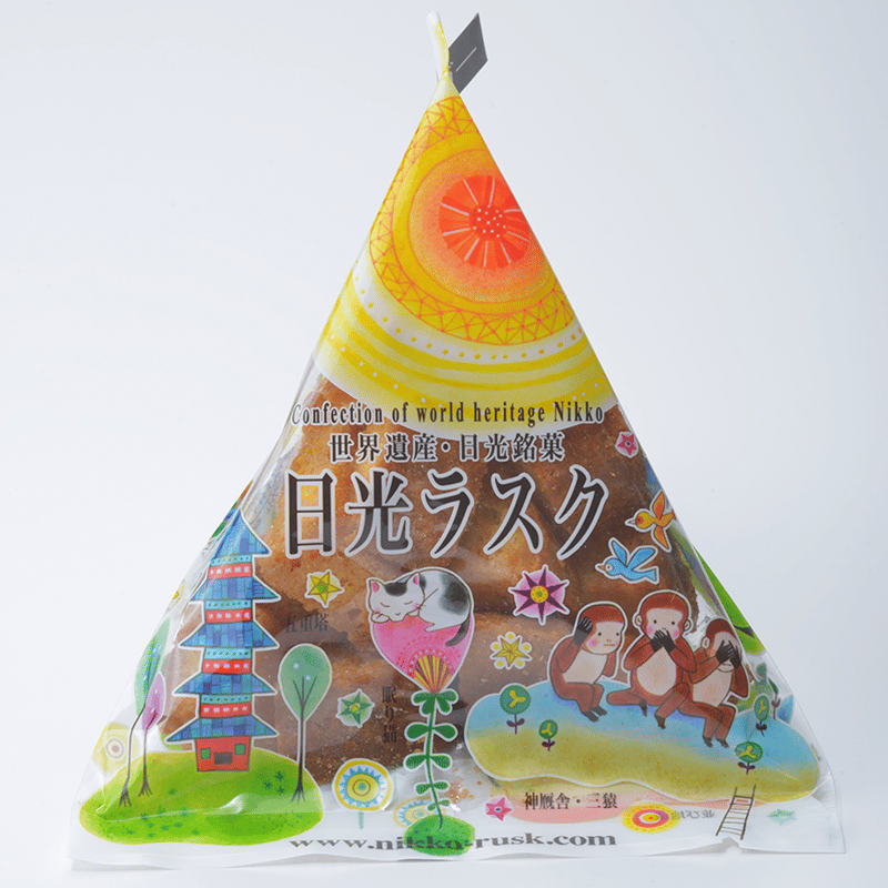 日光ラスク シュガー テトラパッケージ（80g） | 【公式】元祖日昇堂