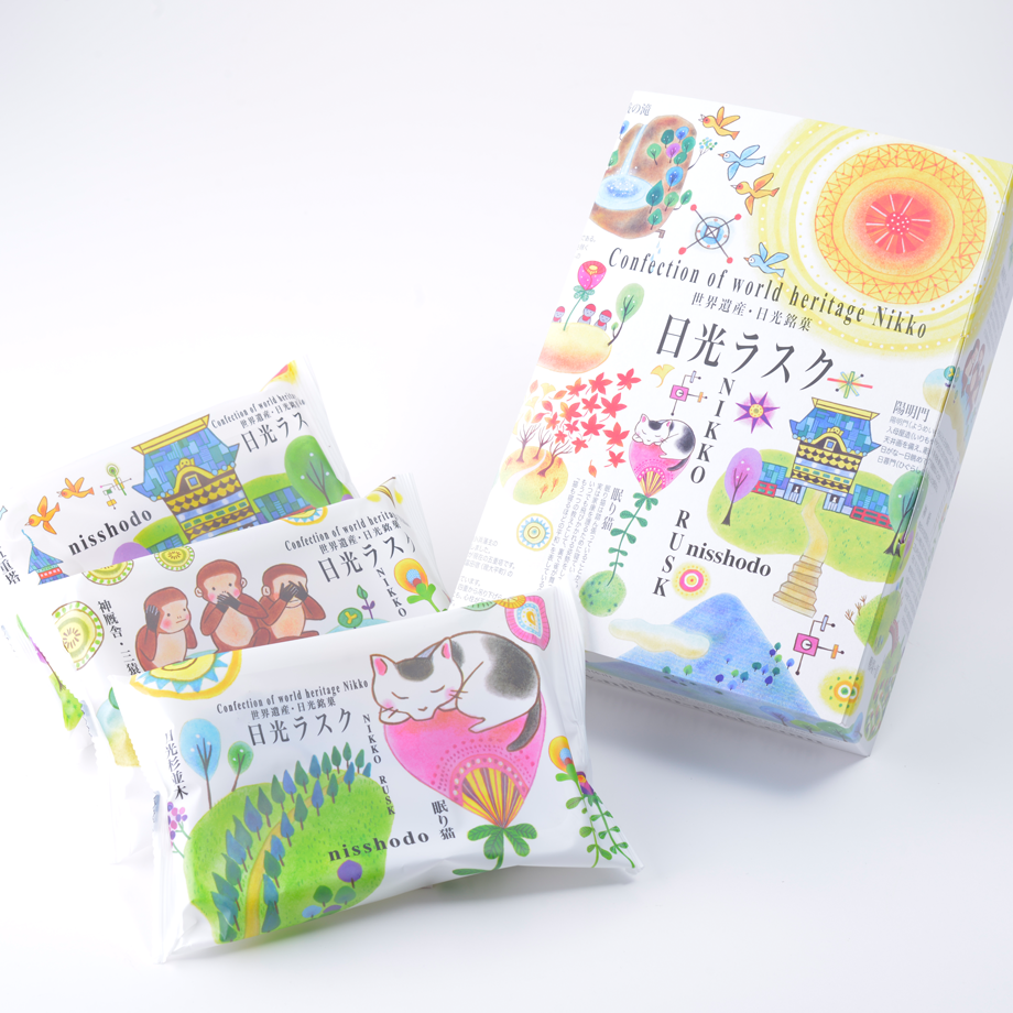 日光ラスク 40g 3袋入 ギフトボックス | 【公式】元祖日昇堂オンライン