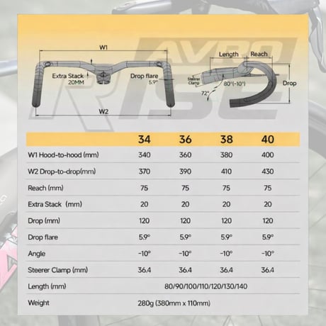 AVRO RISE カーボンハンドル