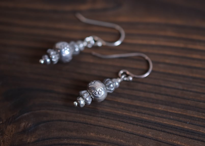 カレンシルバー/ピアス -ちょろぎ- | DADOR