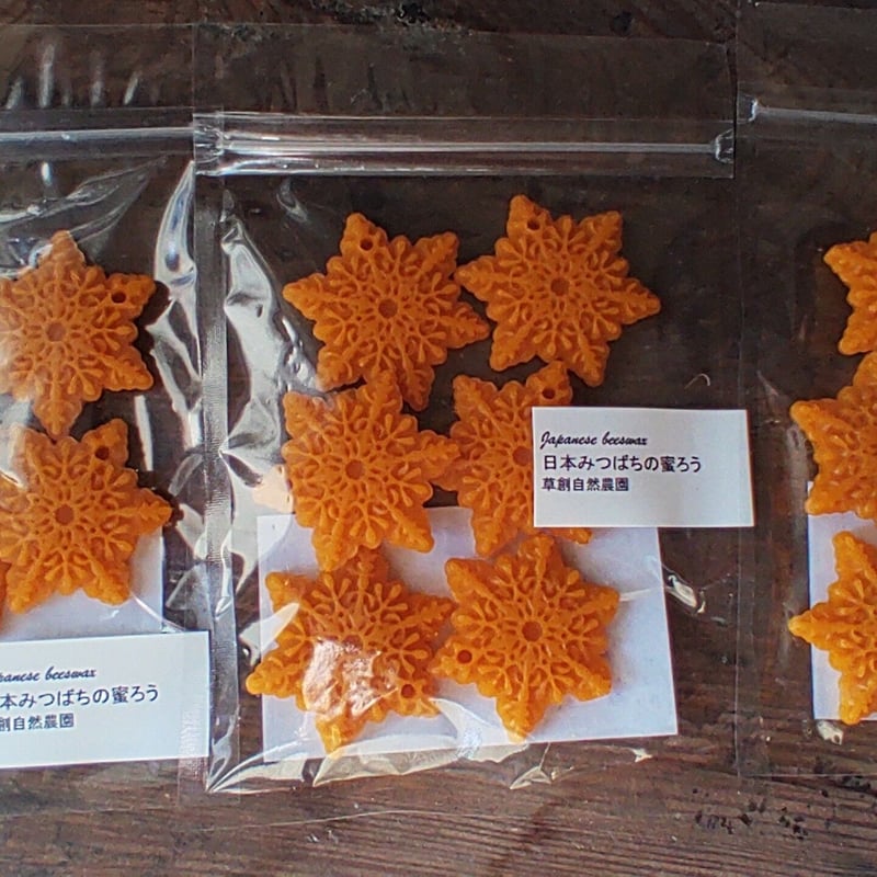 日本みつばちの蜜蝋 30g | 草創自然農園