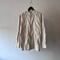 90's no-collar long sleeve shirt