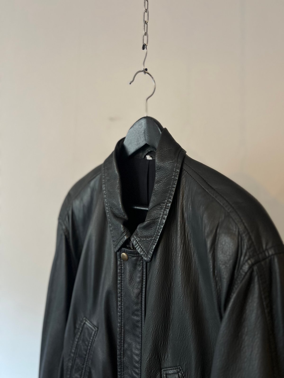 【激レア】umberto olivieri ウンベルトオリビエリ レザー 激安 80's umberto olivieri leather jacket made in it