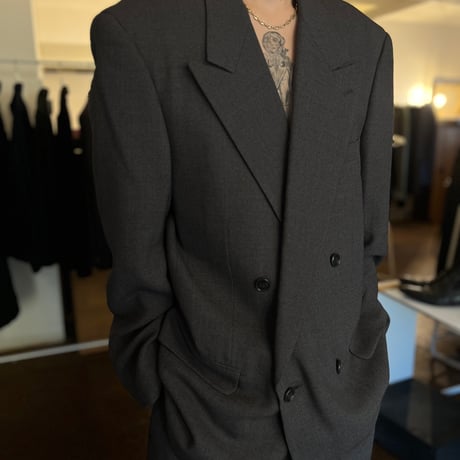 90's double set up suit
