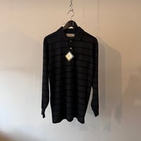 90's christian dior stripe polo shirt dead stock