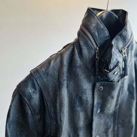 80's nicole coating denim jacket