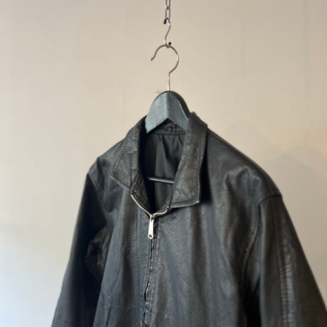 80's leather blouson