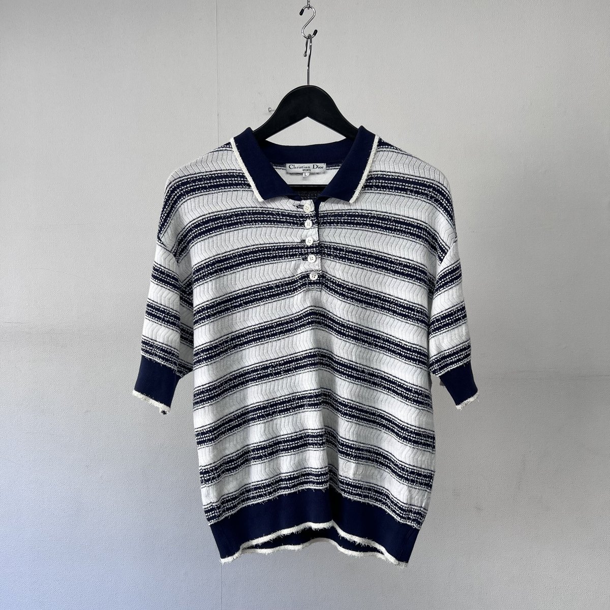90s christian dior sport stripe ストライプ ポロ Christian Dior SPORTS(クリスチャンディオールスポーツ) 90's