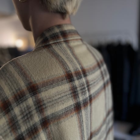 90's nicole ombre check jacket