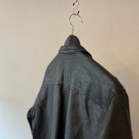 80's leather blouson
