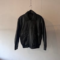 80's leather blouson