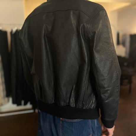 80's leather blouson