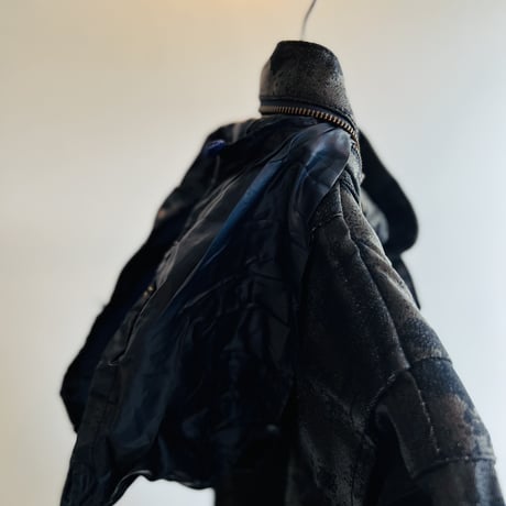 80's nicole coating denim jacket