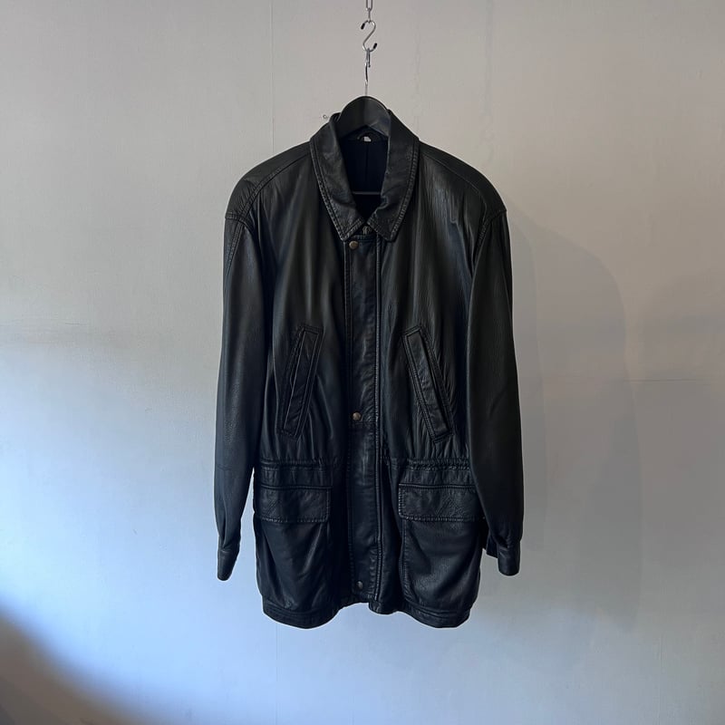 [Umberto Olivieri] ヴィンテージ　革ジャン　イタリア製　激レア 80's umberto olivieri leather jacket made in it