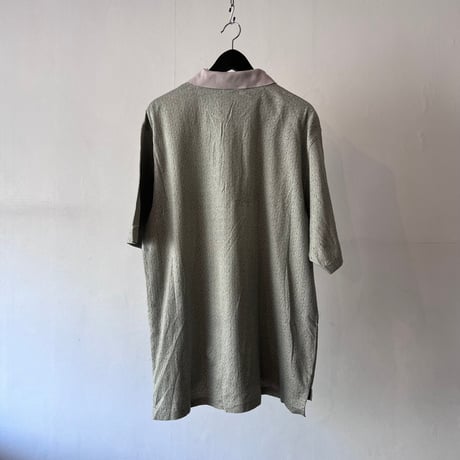 Nike over size jacquard polo shirt