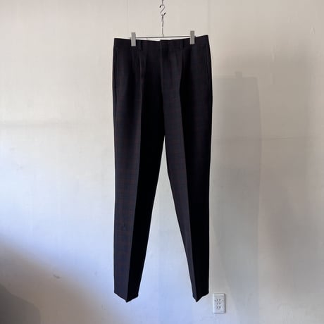 90's check slacks dead stock