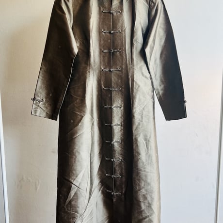 old silk china long shirt