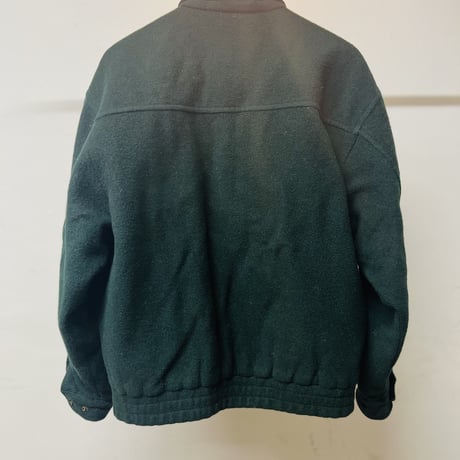 90's wool blouson green