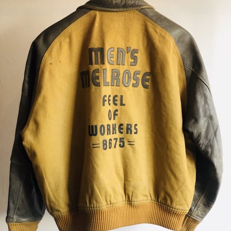 80's men's melrose blouson jacket