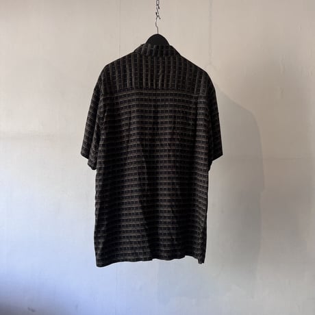 old check rayon shirt