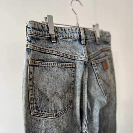 wrangler wide denim pants