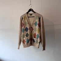 90's argyle cardigan