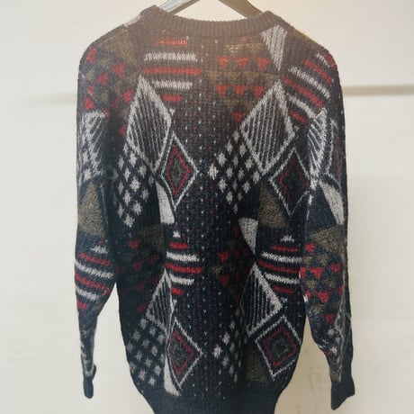 90's total pattern knit