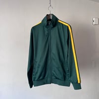 90's track jacket green