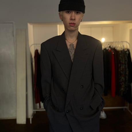 90's double set up suit