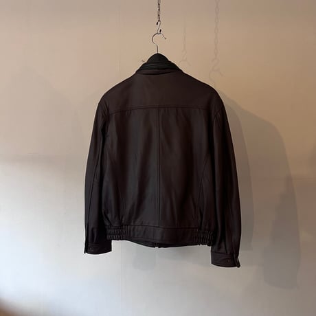 90's two tone leather jacket