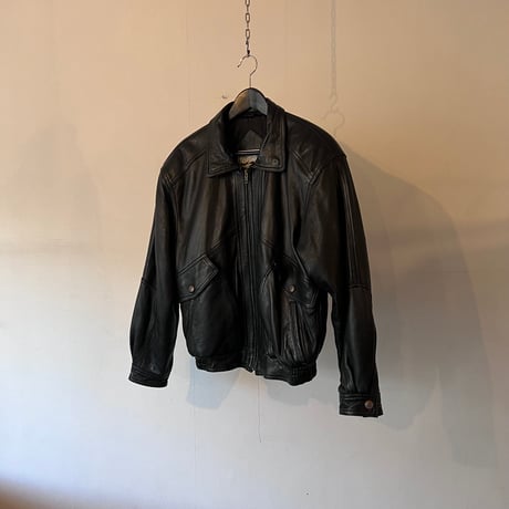 80's leather blouson