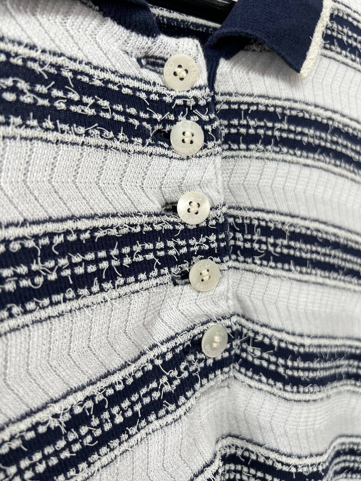 90s christian dior sport stripe ストライプ ポロ Christian Dior SPORTS(クリスチャンディオールスポーツ) 90's