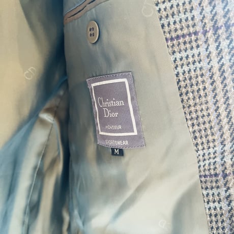 90's〜80's Christian Dior check jacket