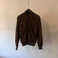90's suède blouson jacket
