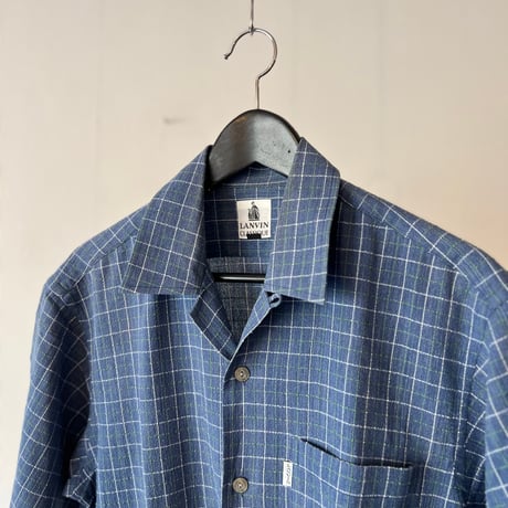90's lanvin check shirt