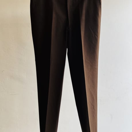 80's set up suit brown×orange