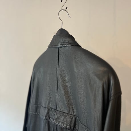 80's umberto olivieri leather jacket made in italy