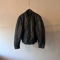 80's leather bomber jacket