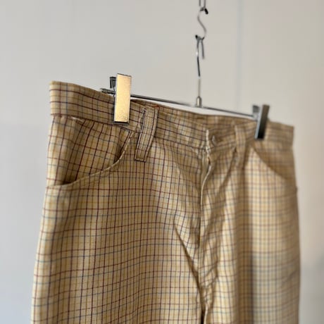 70's〜80's wrangler check pants